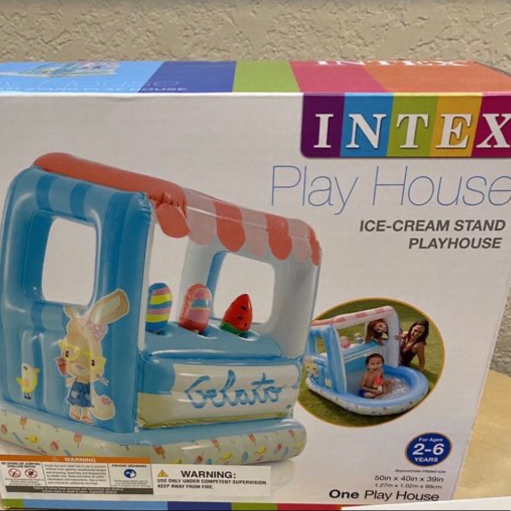 [NEW] Intex Ice Cream Stand Pool Playhouse